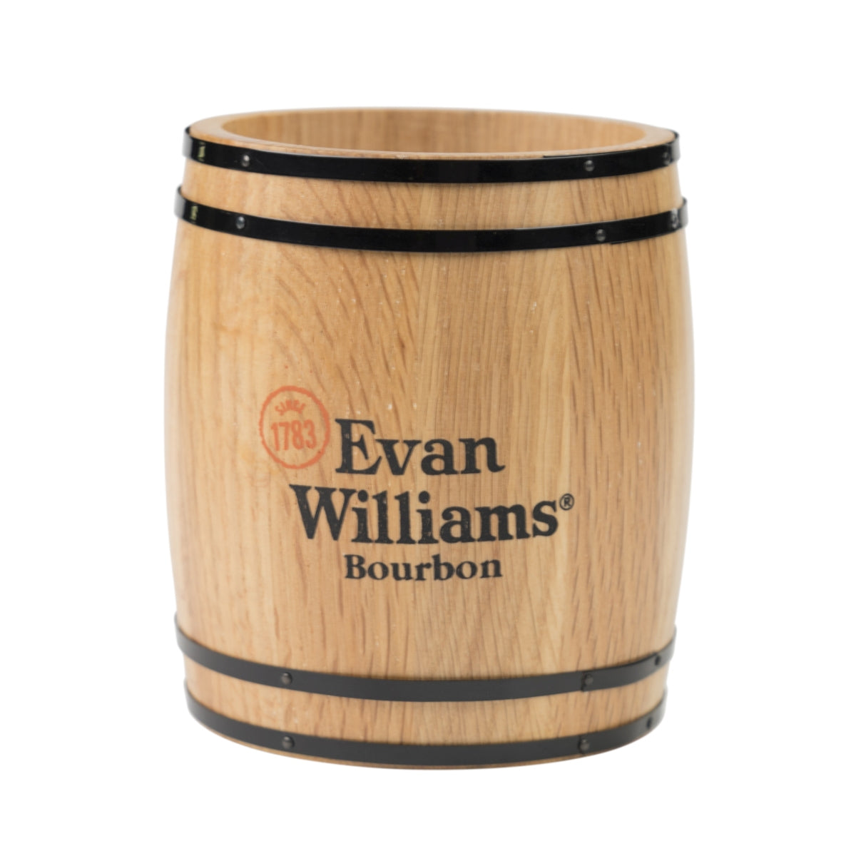 Evan Williams Whisky Set de couverts Baril Marron Bois Gastro Support Table Butler