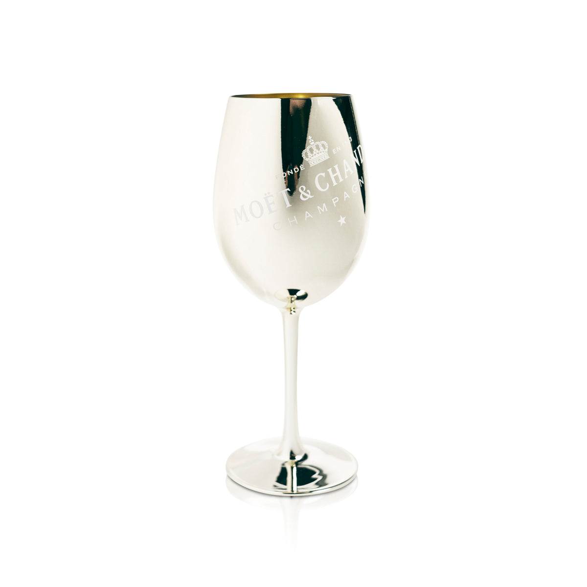Verre à champagne Moët & Chandon exclusif 0,59 l - Chef & Sommelier doré brillant – Vue 2