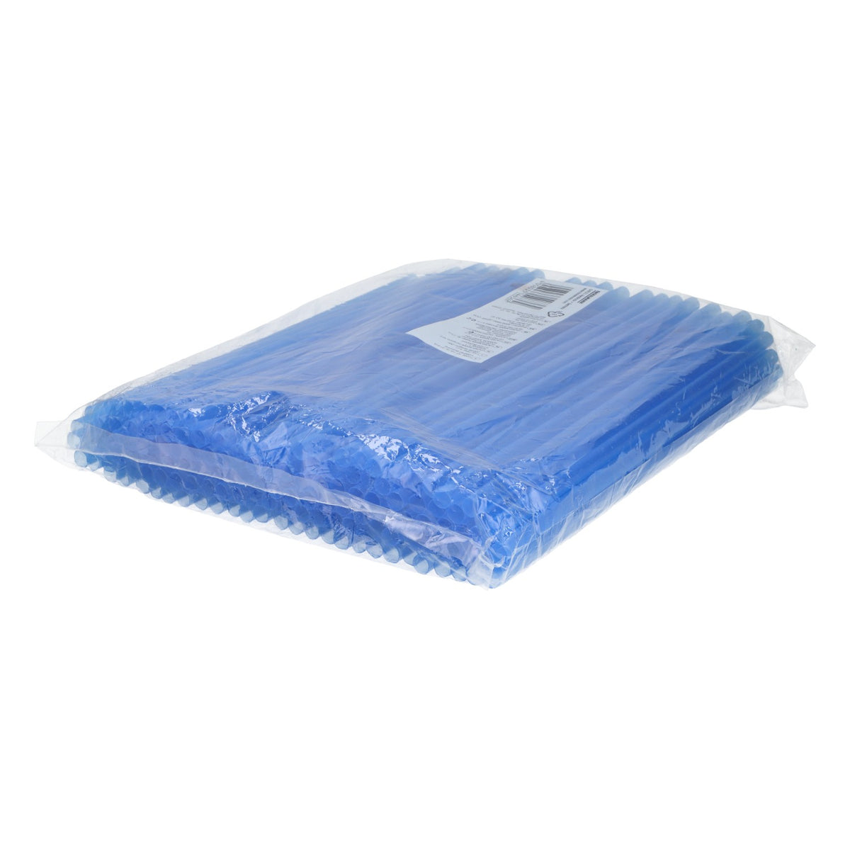 Pailles Fackelmann 135 Jumbo en plastique bleu 0,8 x 25,5 cm – Vue 2