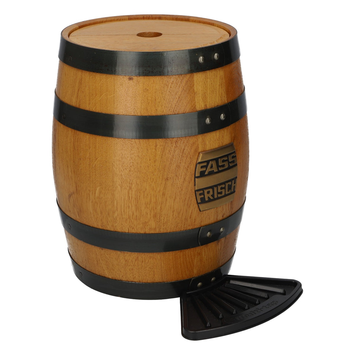 Fût de bière fraîche, fût de bière, décoration d'intérieur, en bois, diamètre 23 cm, fût décoratif, fût de table