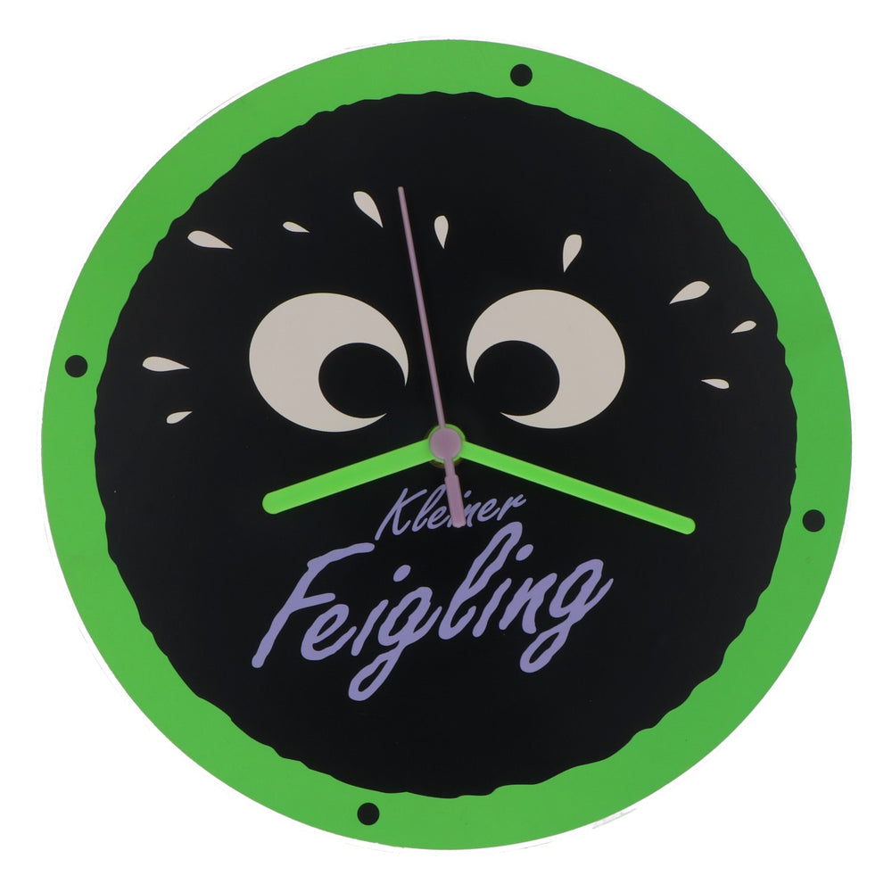 Feigling Liqueur Horloge murale noir-vert « Kleiner Feigling »