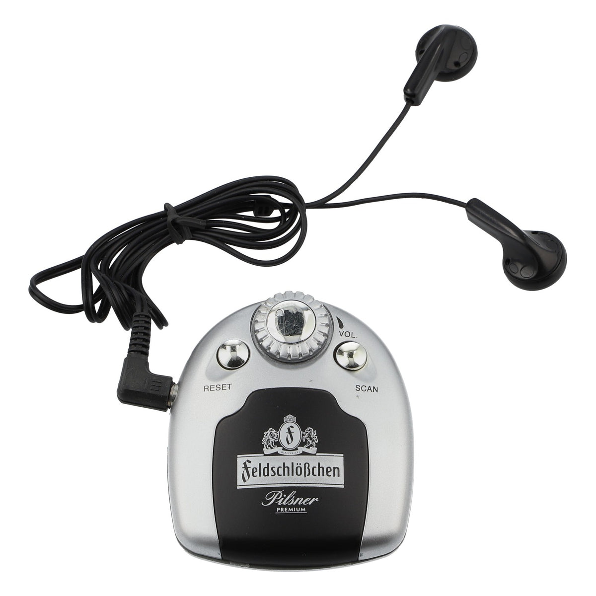 Radio Feldschlößchen Bier Scan avec casque Radio comme autrefois