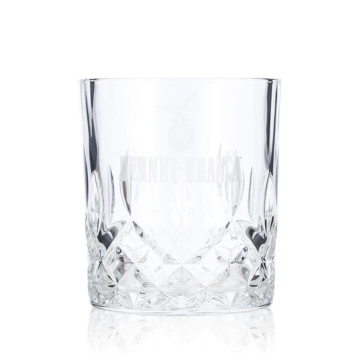 Lot de 6 verres Fernet Branca – Verres à pied de 0,24 l avec relief en cristal, pour le Fernet-Tonic, les digestifs et les cocktails – Vue 4