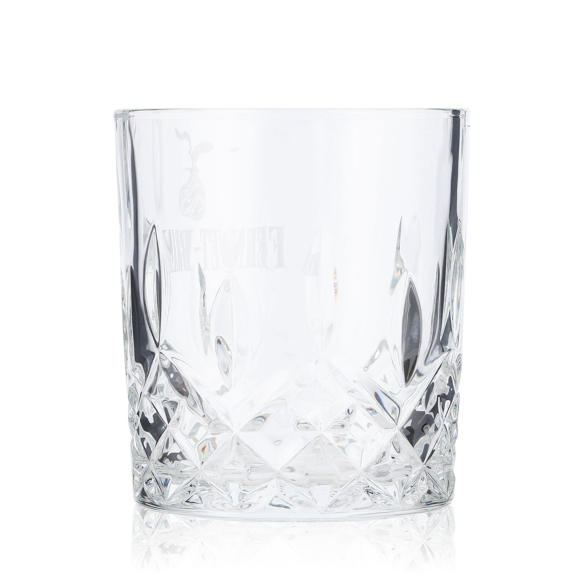 Lot de 6 verres Fernet Branca – Verres à pied de 0,24 l avec relief en cristal, pour le Fernet-Tonic, les digestifs et les cocktails – Vue 6