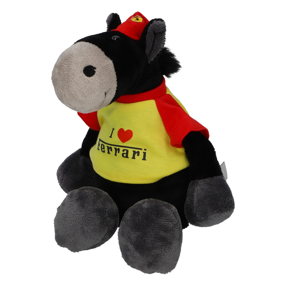 Jouet Ferrari, peluche Nici Sports « Âne », neuf, en polyester noir