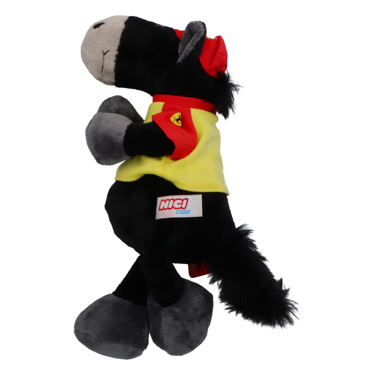 Jouet Ferrari, peluche Nici Sports « Âne », neuf, en polyester noir – Vue 4