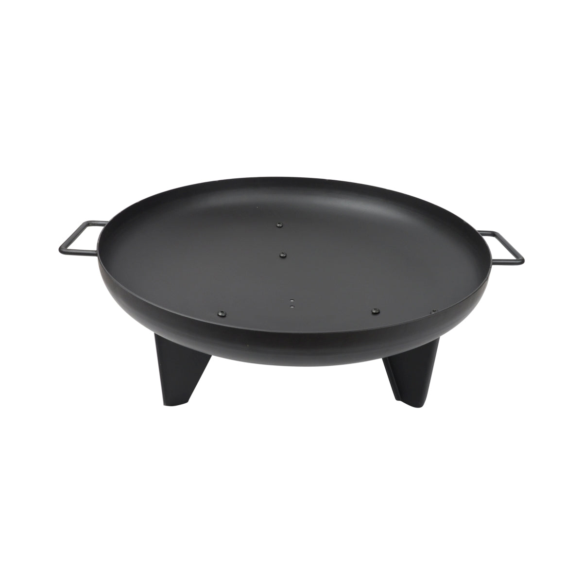 Brasero 60 cm Foyer extérieur Bac à feu Jardin Acier brut Cheminée Feu – Vue 2