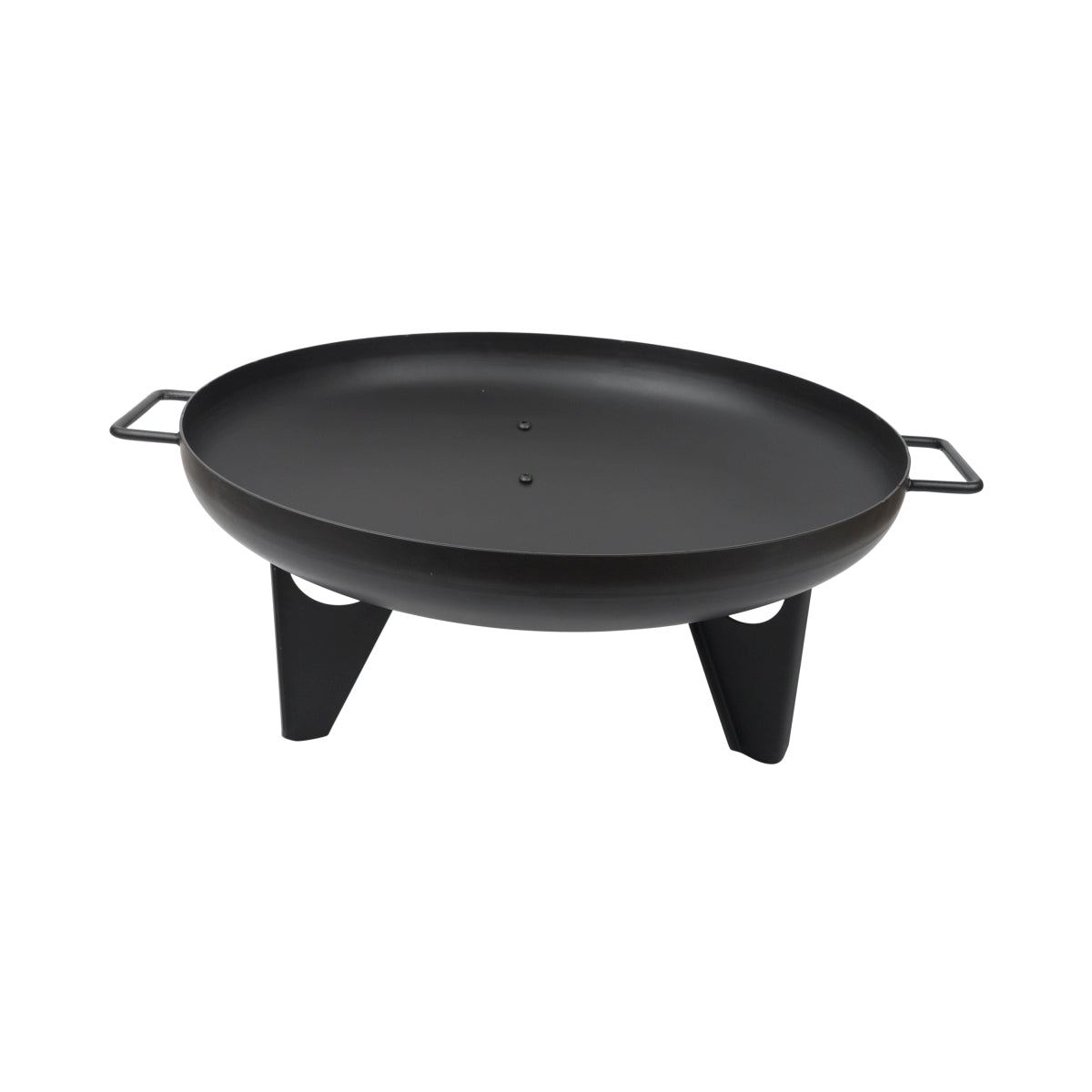 Brasero 60 cm Foyer extérieur Bac à feu Jardin Acier brut Cheminée Feu – Vue 3