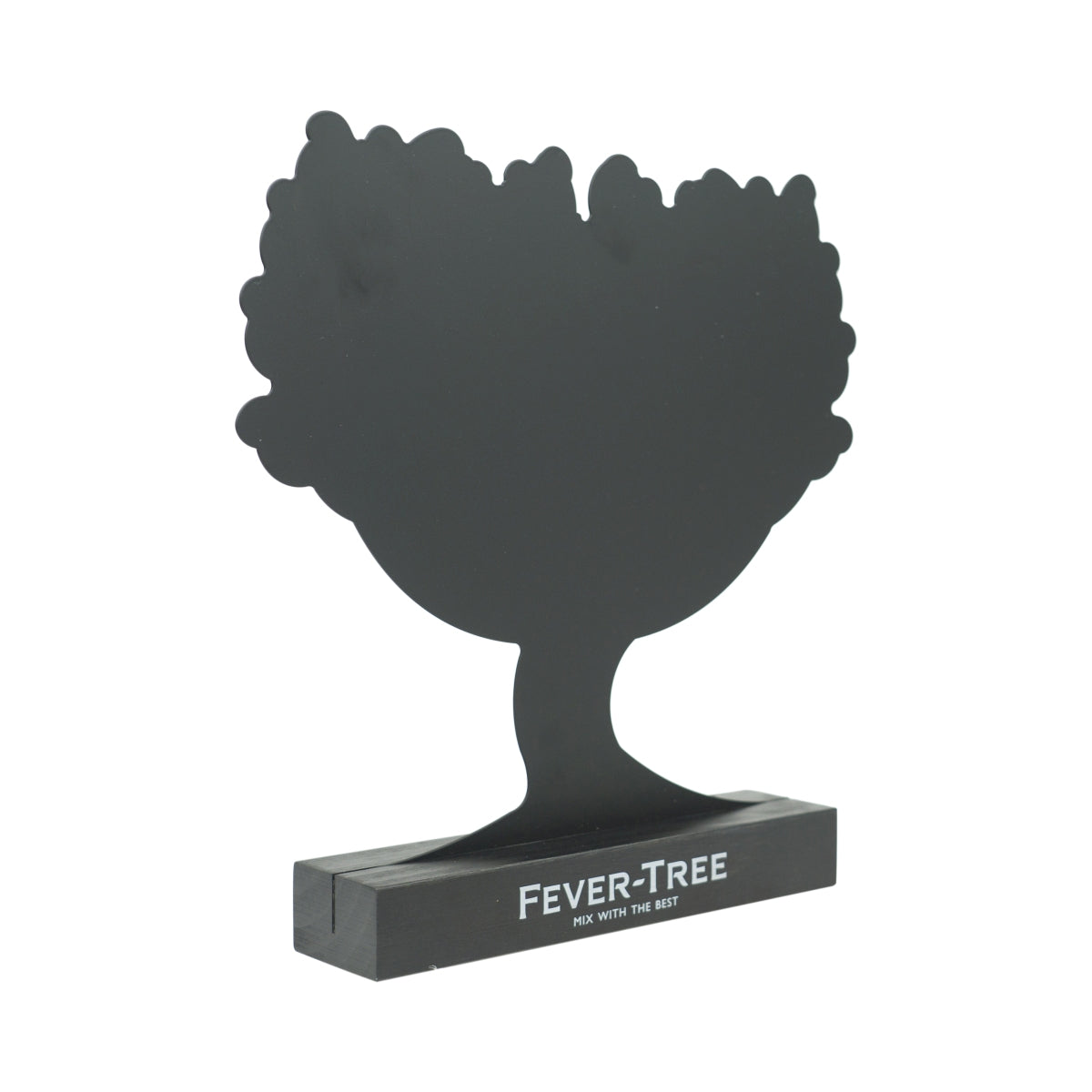 Fever Tree Tonic Tableau noir métallique à poser sur table Menu Black Tree Gin