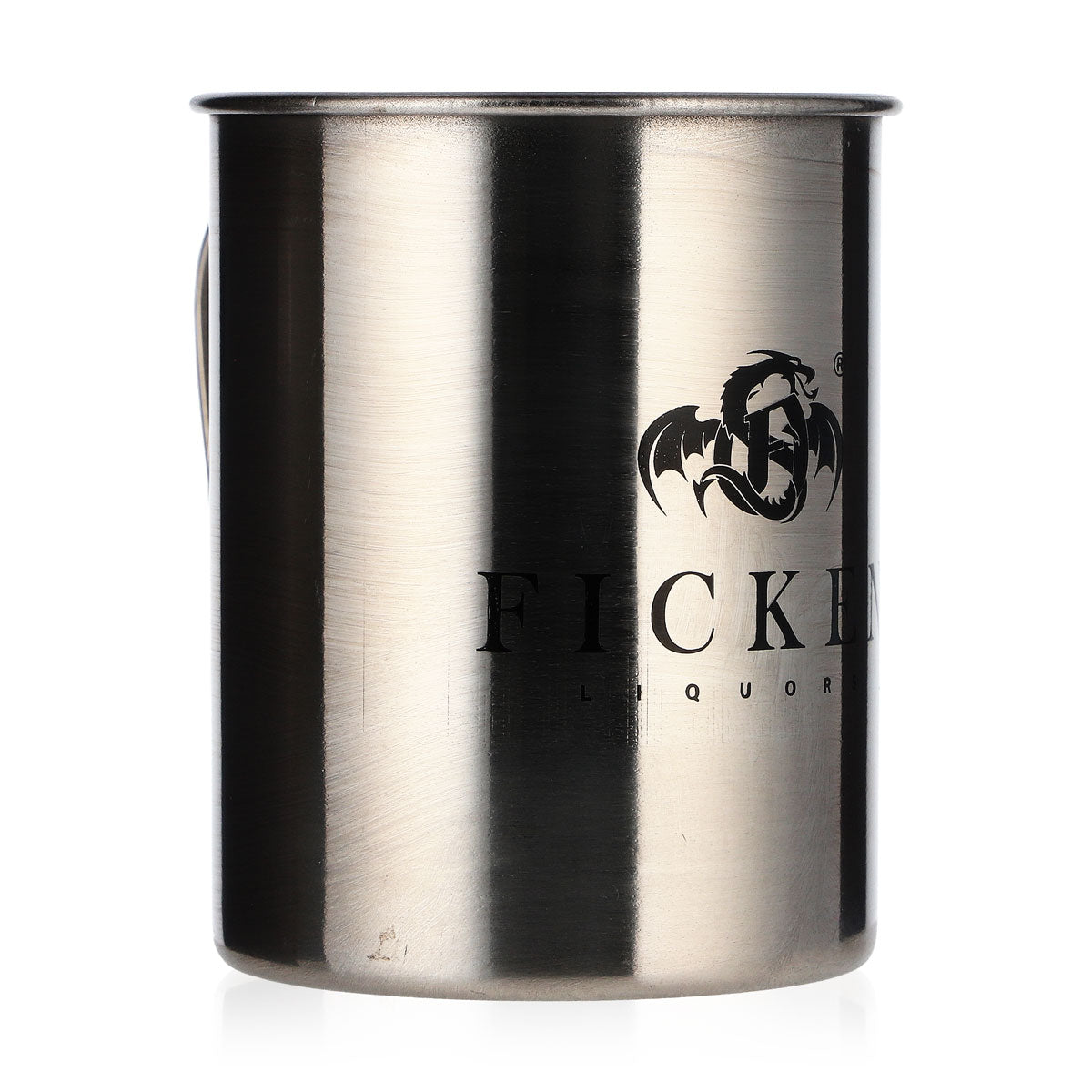 Verre à liqueur « Ficken » en métal argenté, verre à long drink – Vue 2