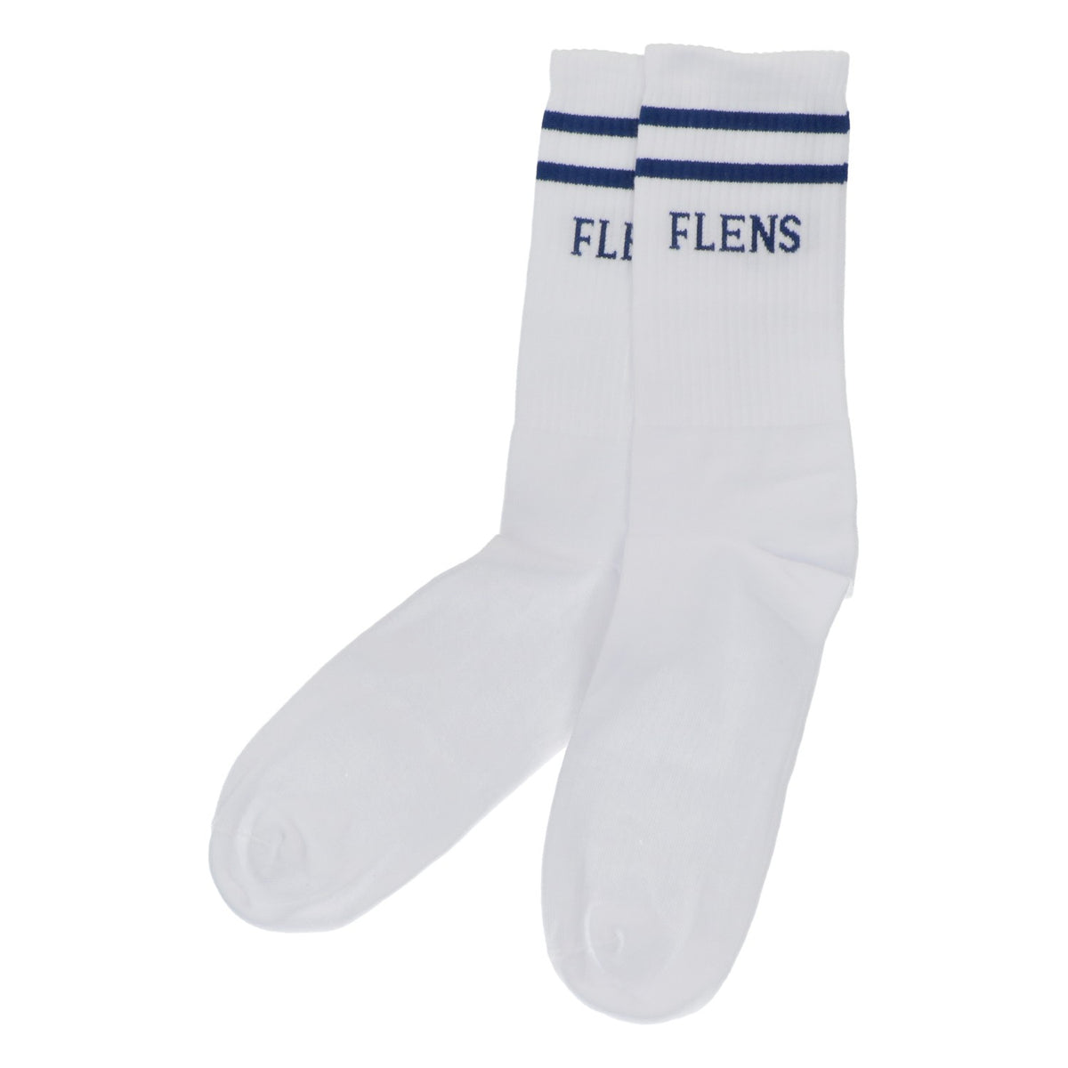 Chaussettes Flensburger Bier Chaussettes en laine Chaussettes unisexes « Flens » Blanc – Vue 2
