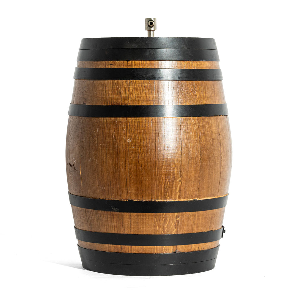 Fût décoratif en bois véritable Flor de Cana Rum