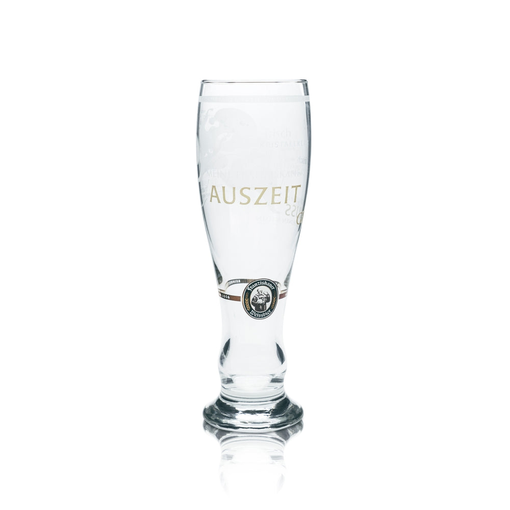 Verre à bière blanche Franziskaner 0,5 l Hefe Weizen Verres Gastro Collectionneur Brasserie Bayer