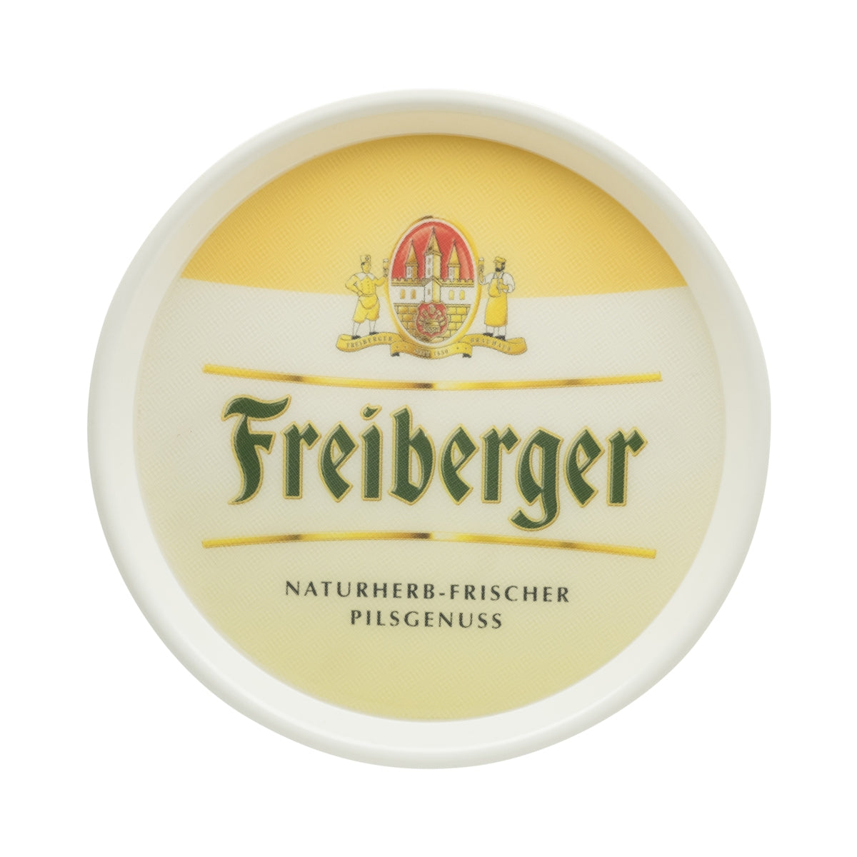 Plateau à bière Freiberger Plateau de service Plateau de serveur Antidérapant Plastique blanc