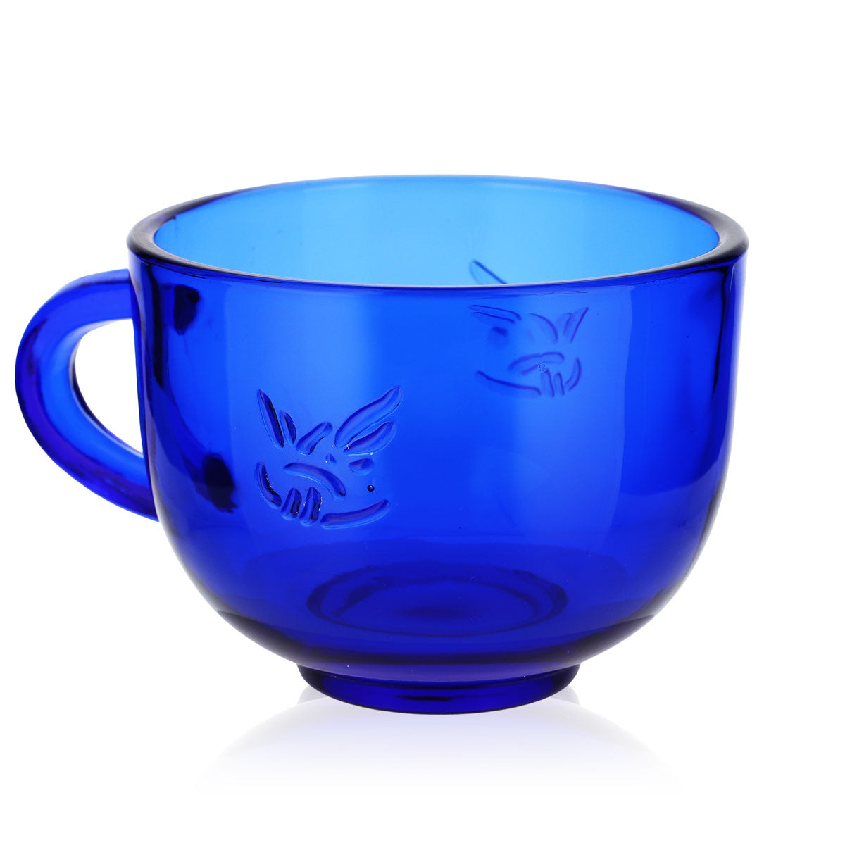 Tasse à café en verre Gauloises 0,4 l, modèle bleu – Vue 5