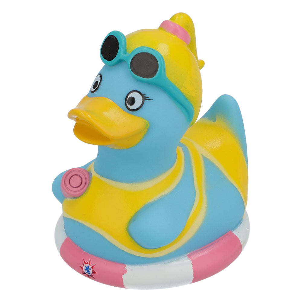 Gerolsteiner Wasser Canard en caoutchouc Animal flottant Canard en plastique Susi