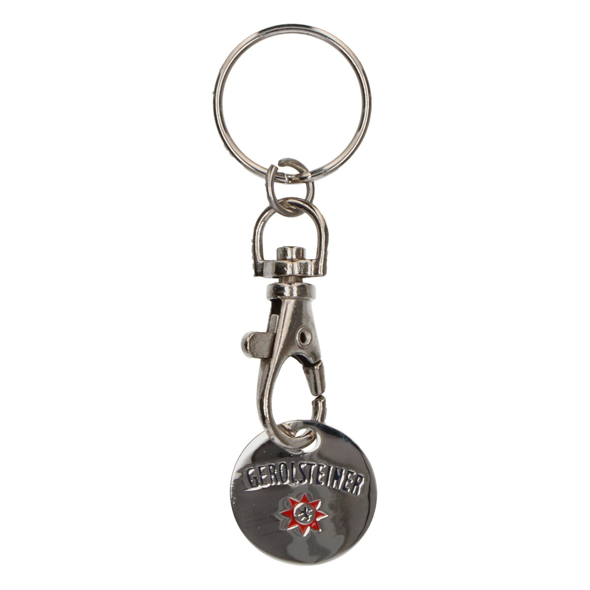 Porte-clés Gerolsteiner, pendentif en métal, neuf, argenté – Vue 2