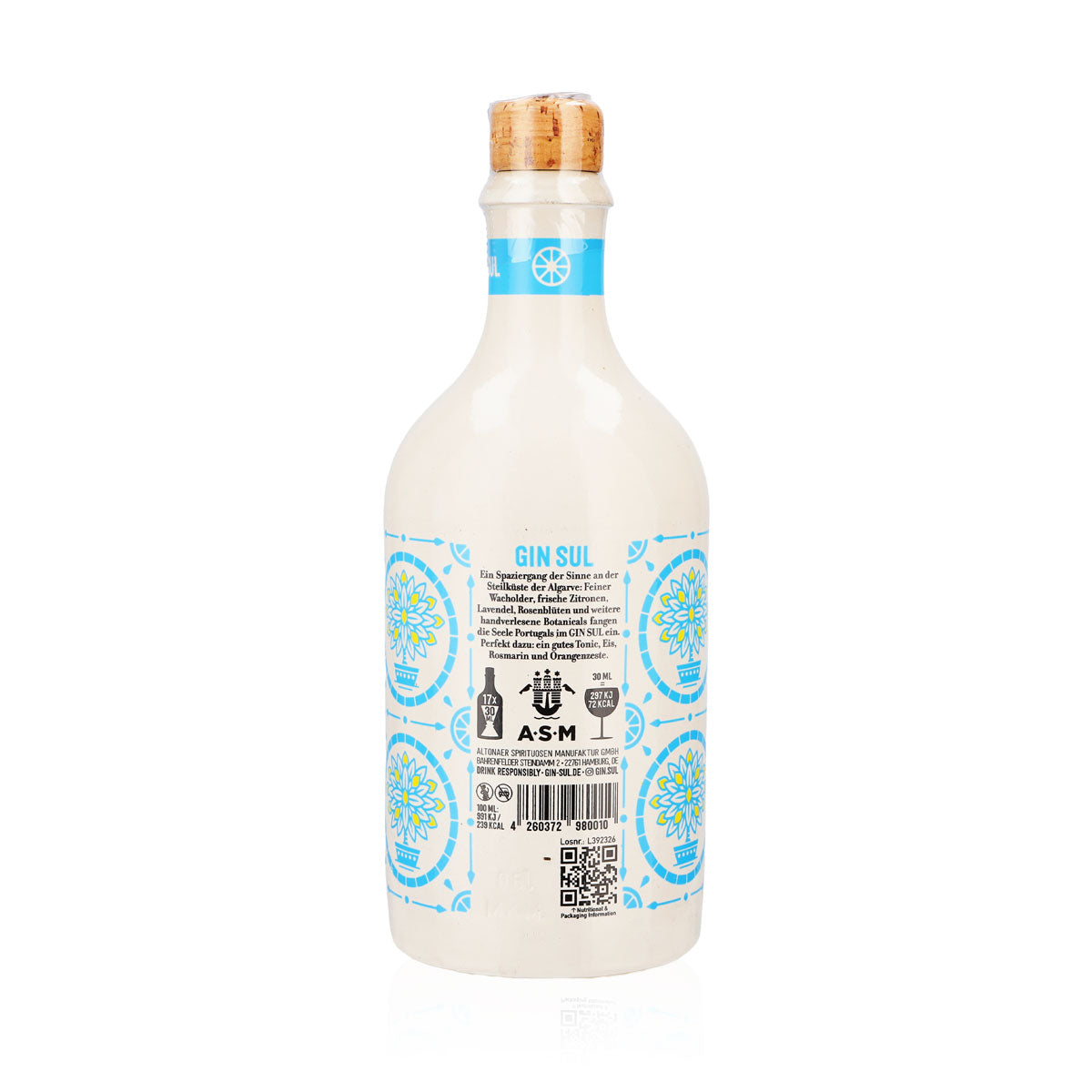 Coffret cadeau Gin Sul « Fenêtre sur le sud » 0,5 l 43 % vol. + 1 verre Copa 0,6 l – Vue 10
