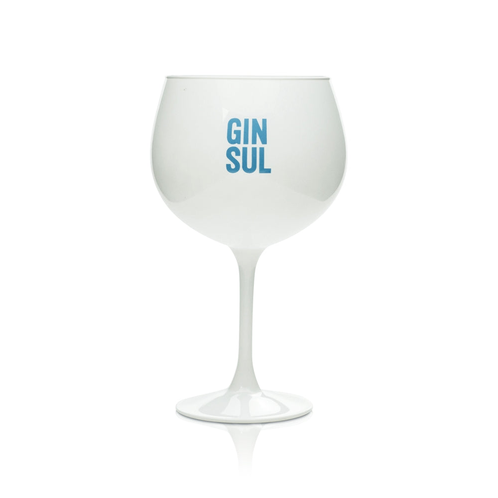 Gin Sul, verre de 0,5 l, ballon Copa blanc laqué, Gin Tonic Ice