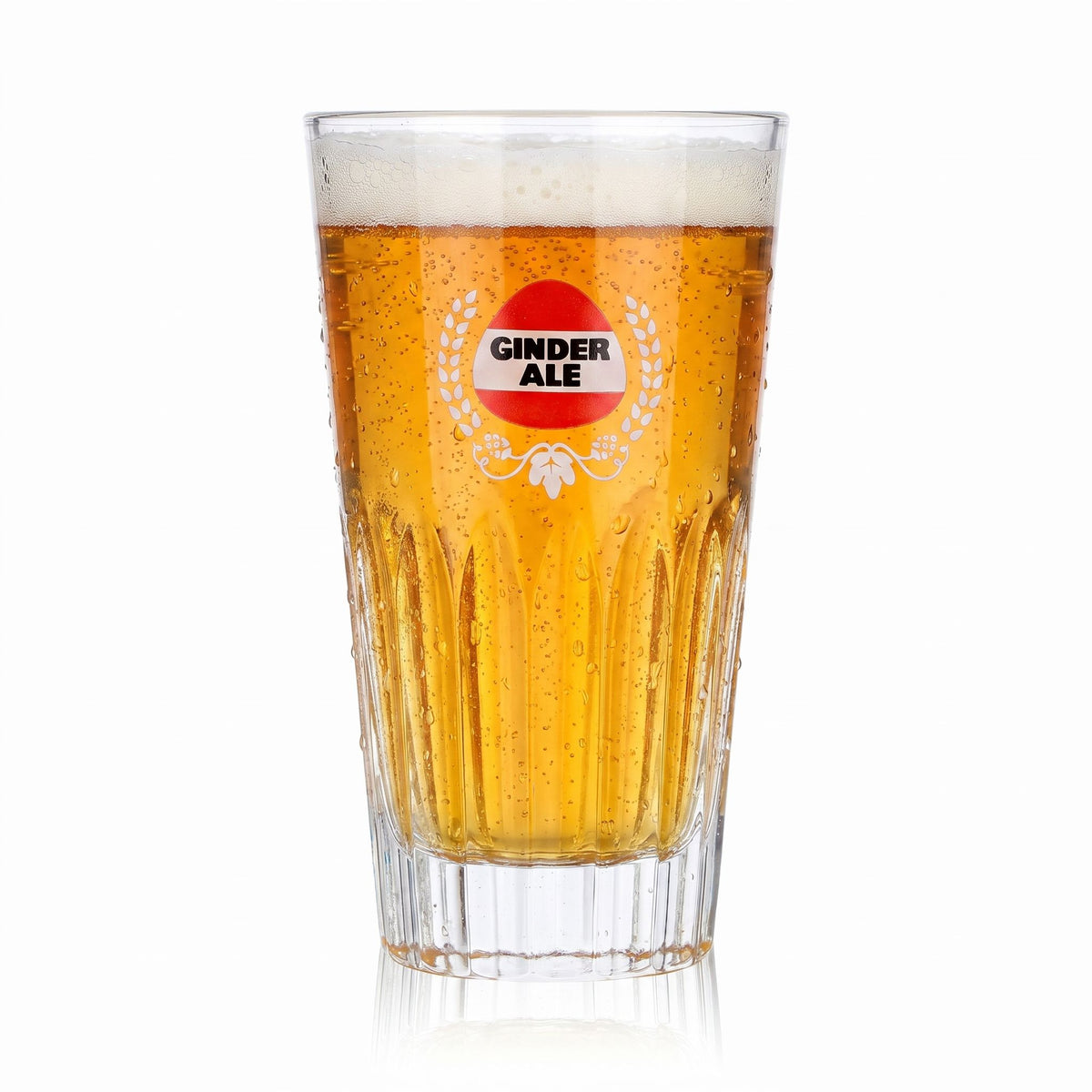 Verre à bière Ginder Ale, 0,37 l, avec relief
