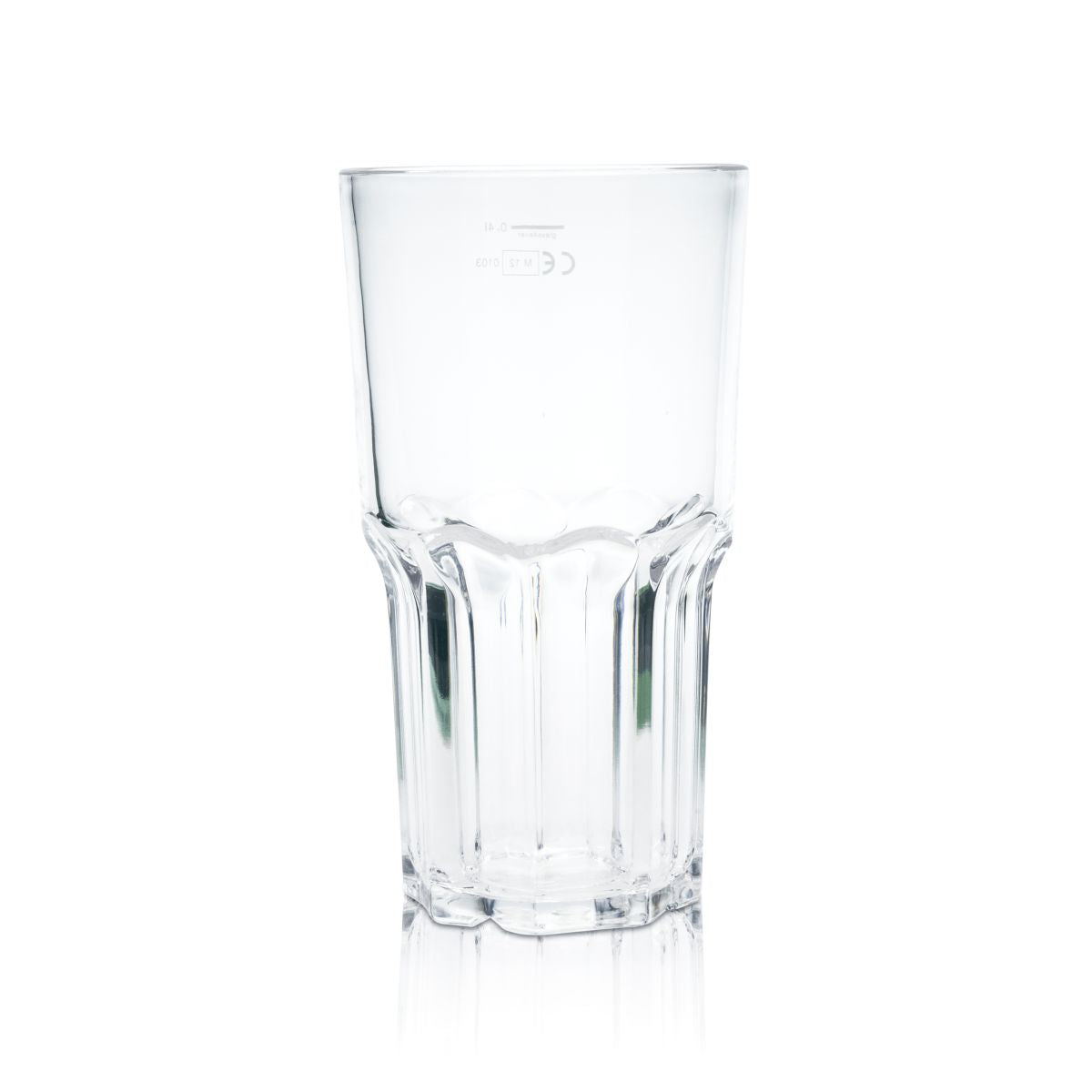 glass4ever Gobelet en verre 0,47l plastique réutilisable Verres incassables Universel