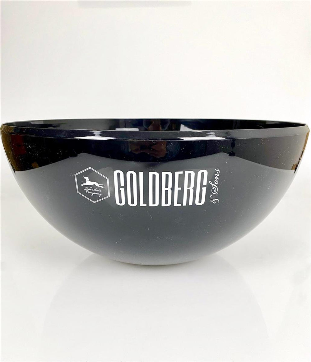 Goldberg Mixer Bac à glaçons Refroidisseur de bouteilles XL Glacière ronde noire