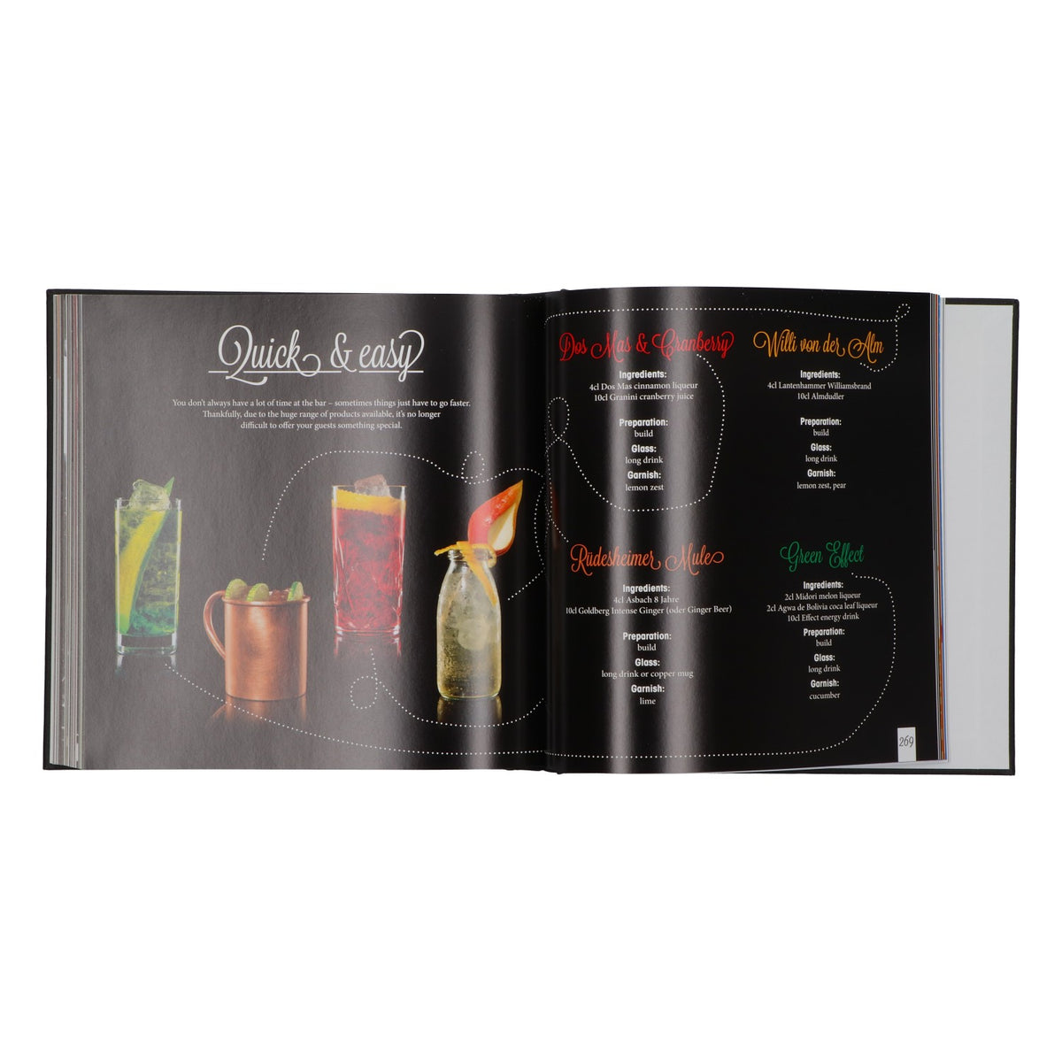 École de barman Goldberg Tonic à Munich, recettes de cocktails, recettes de bar, 312 pages – Vue 5
