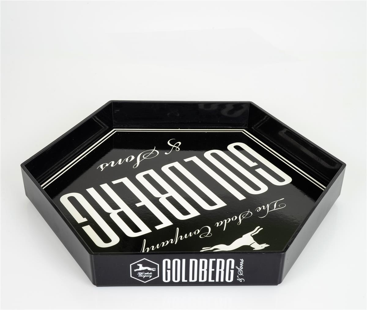 Goldberg Tonic Plateau de service Sommelier Verres en plastique noir – Vue 2