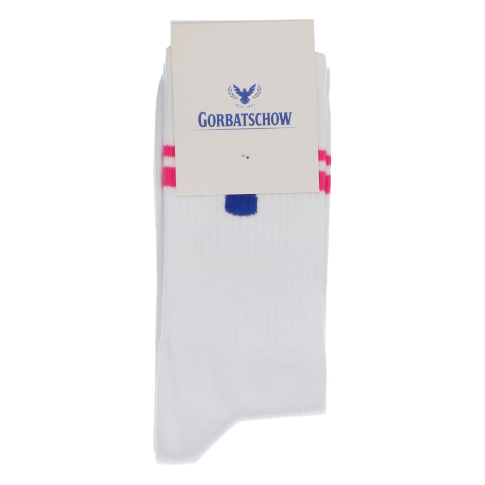 Chaussettes Gorbatchev Chaussettes courtes Rayures roses Unisexe Taille 42-46