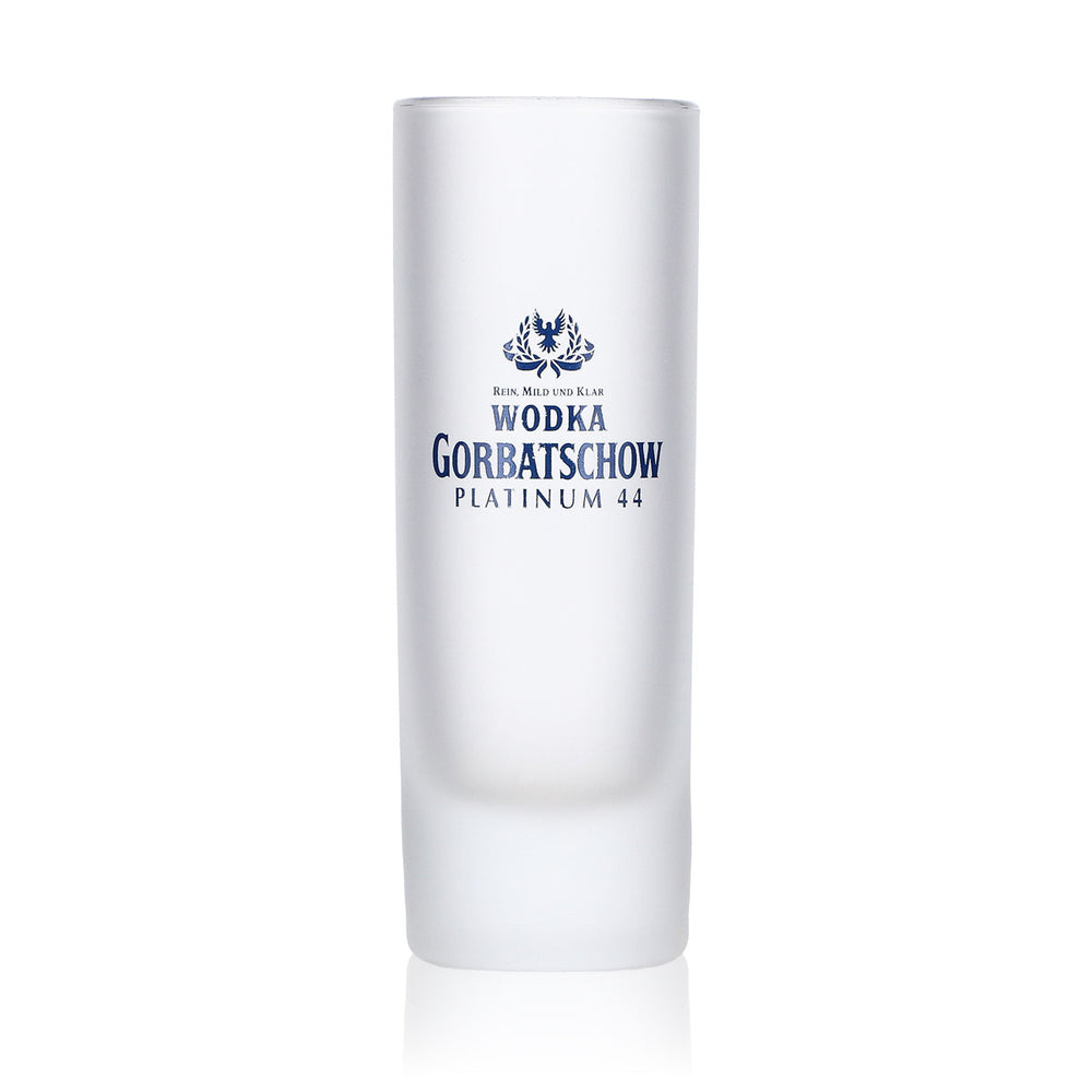 Verre à vodka Gorbatschow, verre à shot 2 cl/4 cl, verre à schnaps dépoli « Böckling »