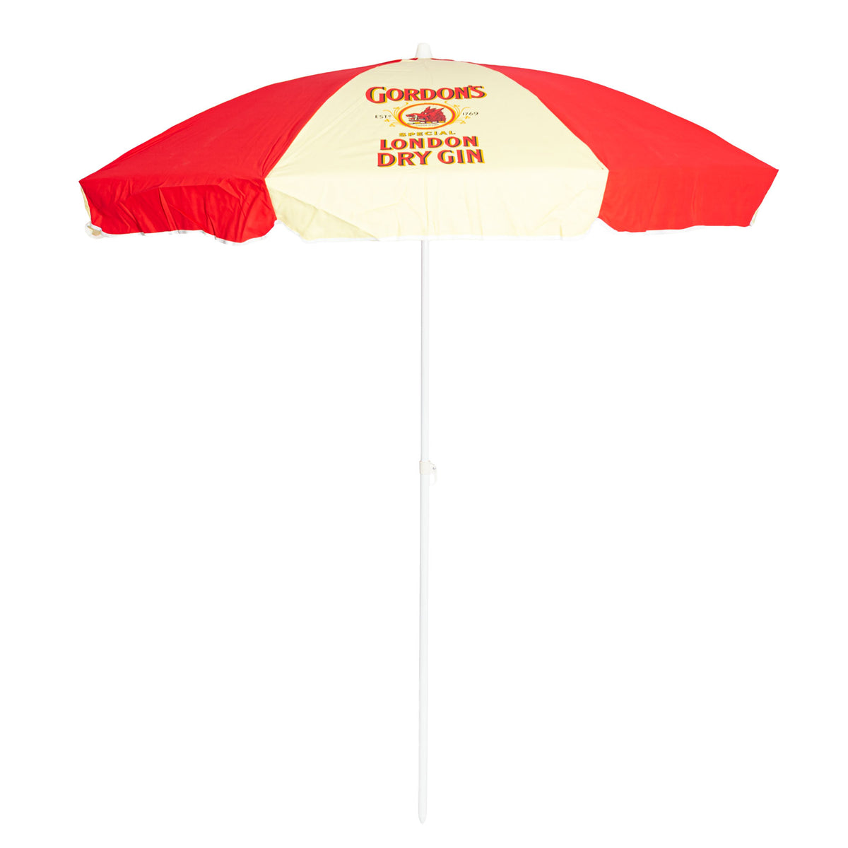 Parasol Gordon's Gin 2 x 2 m, rouge