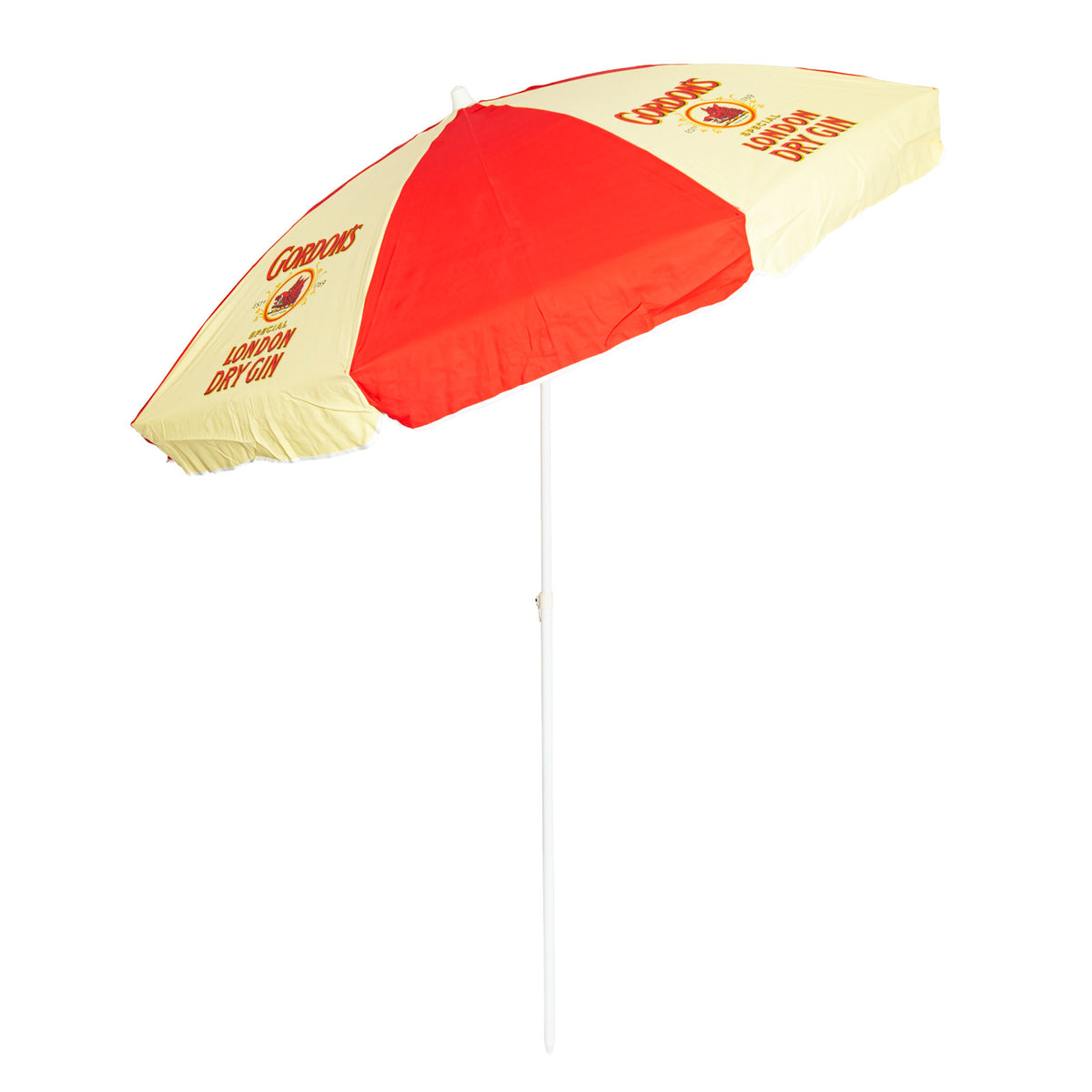 Parasol Gordon's Gin 2 x 2 m, rouge – Vue 2