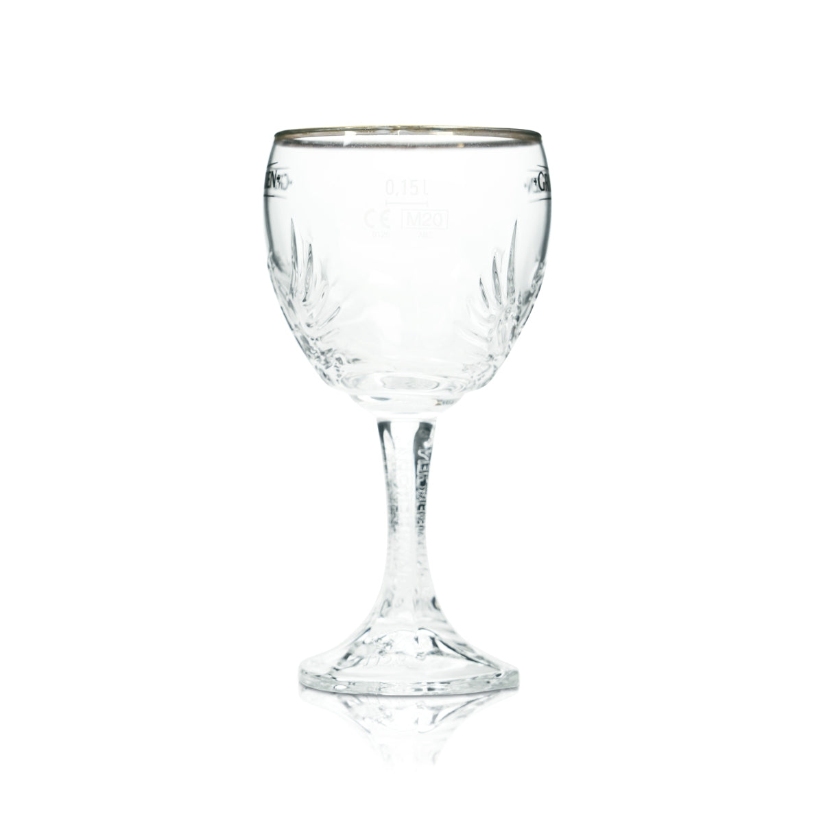 Verre à bière Grimbergen 0,15 l, forme tulipe, relief Phoenix, mini – Vue 2