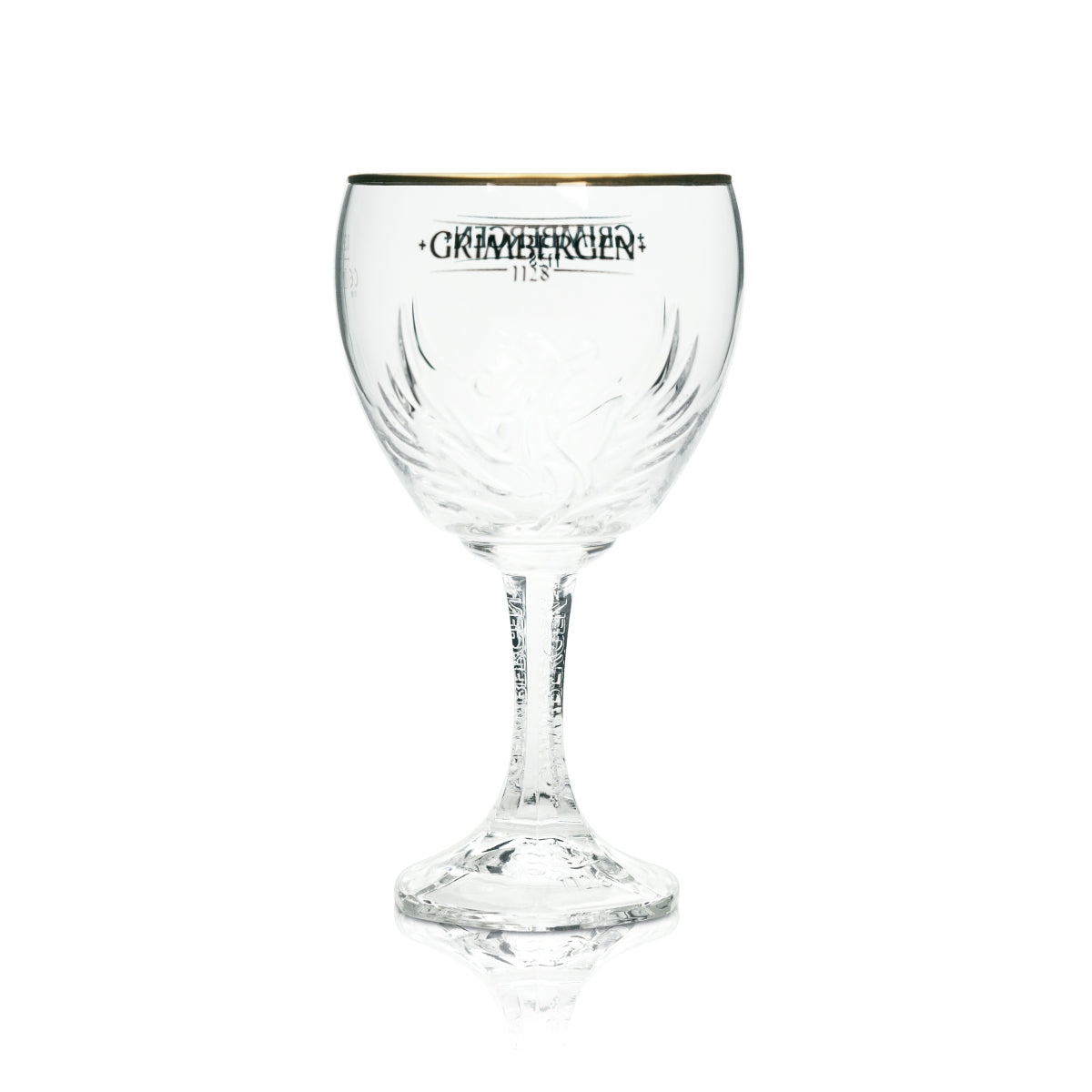 Verre Grimbergen 0,33 l Coupe Calice Phoenix Contour Bord doré Verres Gastro Beer – Vue 2
