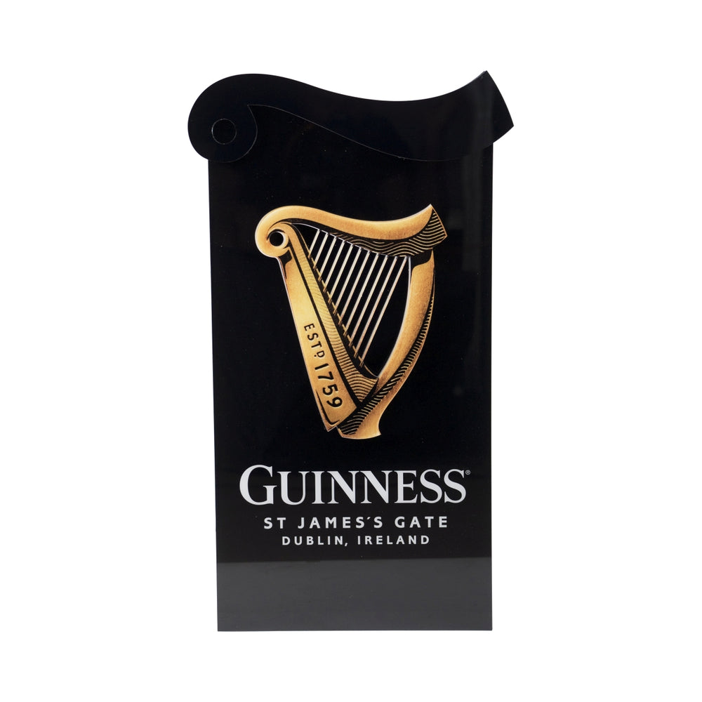 Enseigne lumineuse Guinness Beer 58x32 Harpe LED Relief Sign Neon Schild Panneau publicitaire