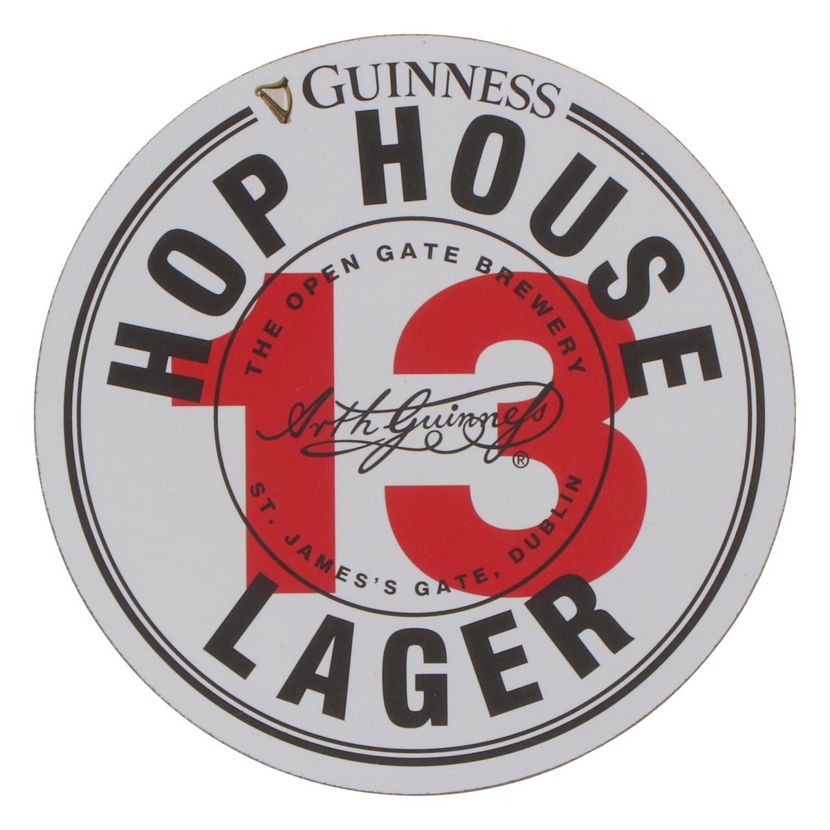 Guinness Hop House Bière 4 x sous-verres en liège Sous-verres en verre Sous-verres – Vue 3