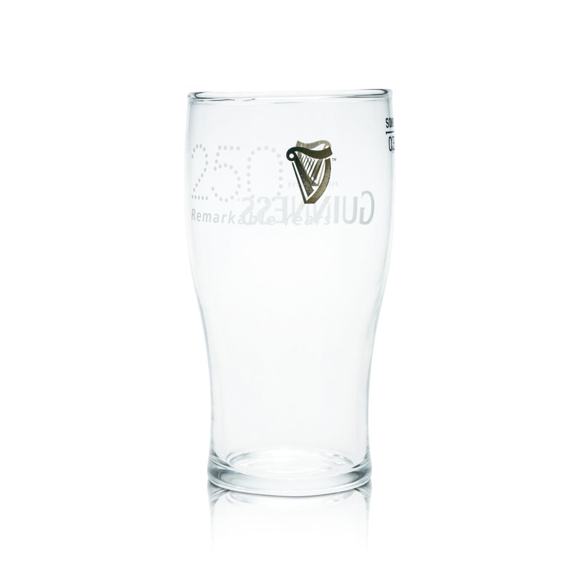 Guinness Pintglas Verre à bière 0,3l 250 ans édition spéciale verre de collection Brewery