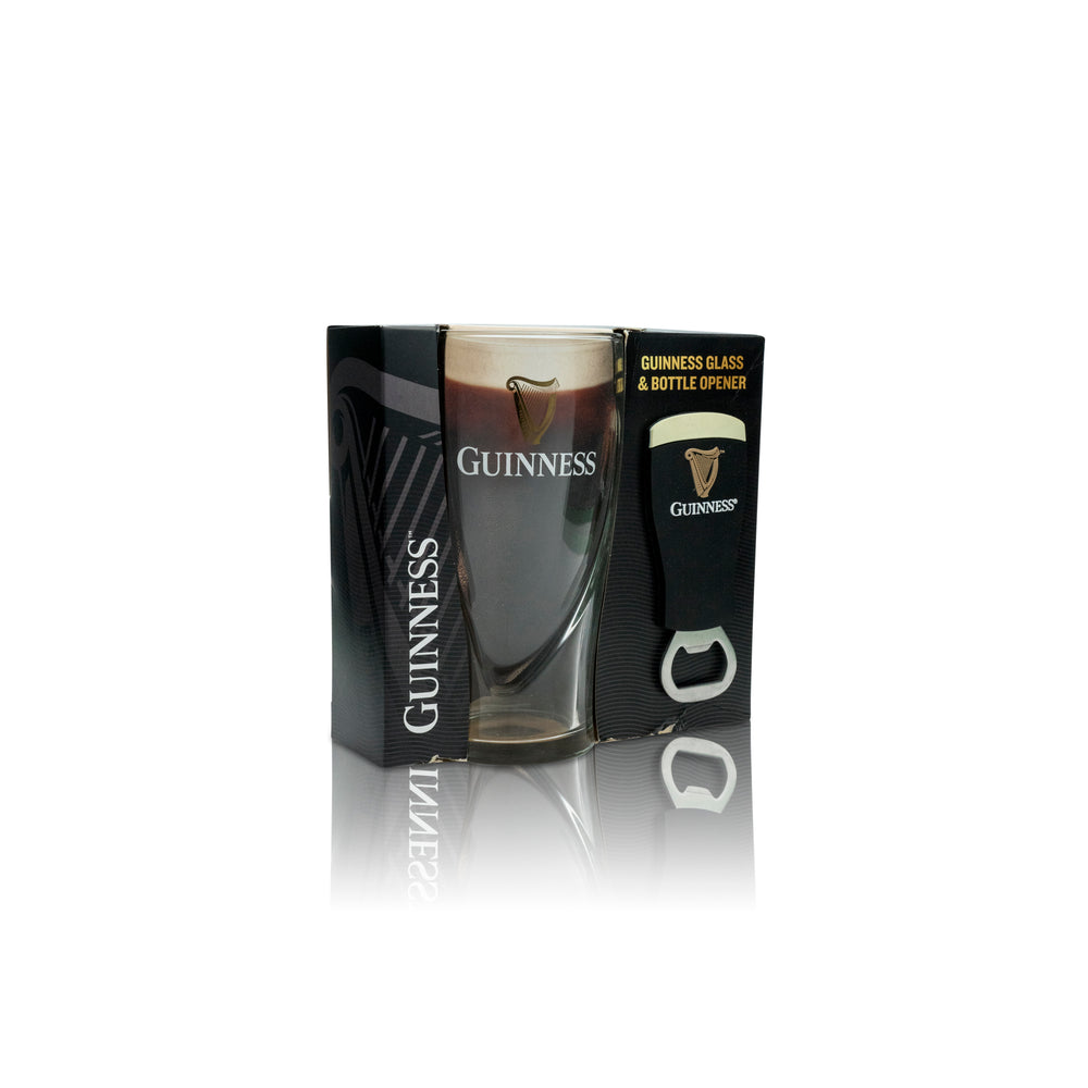 Verre à bière Guinness Pint 0,53 l, lot avec décapsuleur, coffret cadeau Brewery
