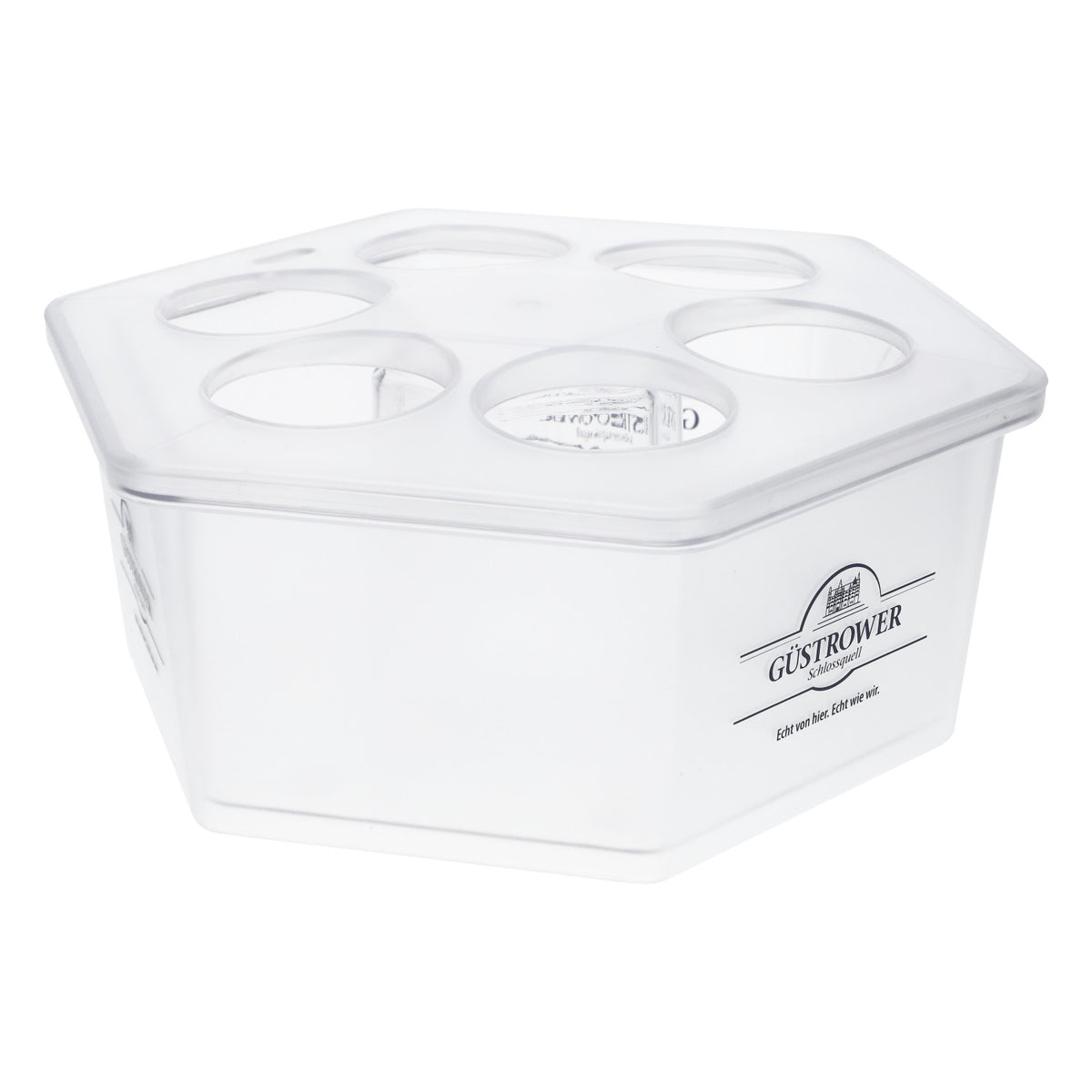 Refroidisseur à bouteilles Güstrower pour 6 bouteilles 6 carré Refroidissement sous vide Lait – Vue 2