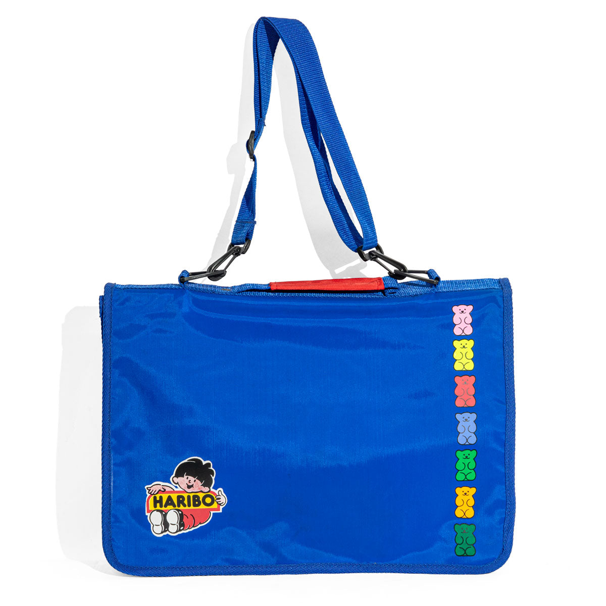 Sac à bandoulière Haribo Oursons en gomme Sac d'école Sac de loisirs bleu