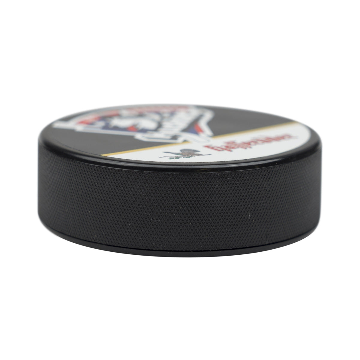 Hasseröder Bière Hockey-Puck Huskies avec sous-verres en verre et sous-verres de hockey sur glace – Vue 3