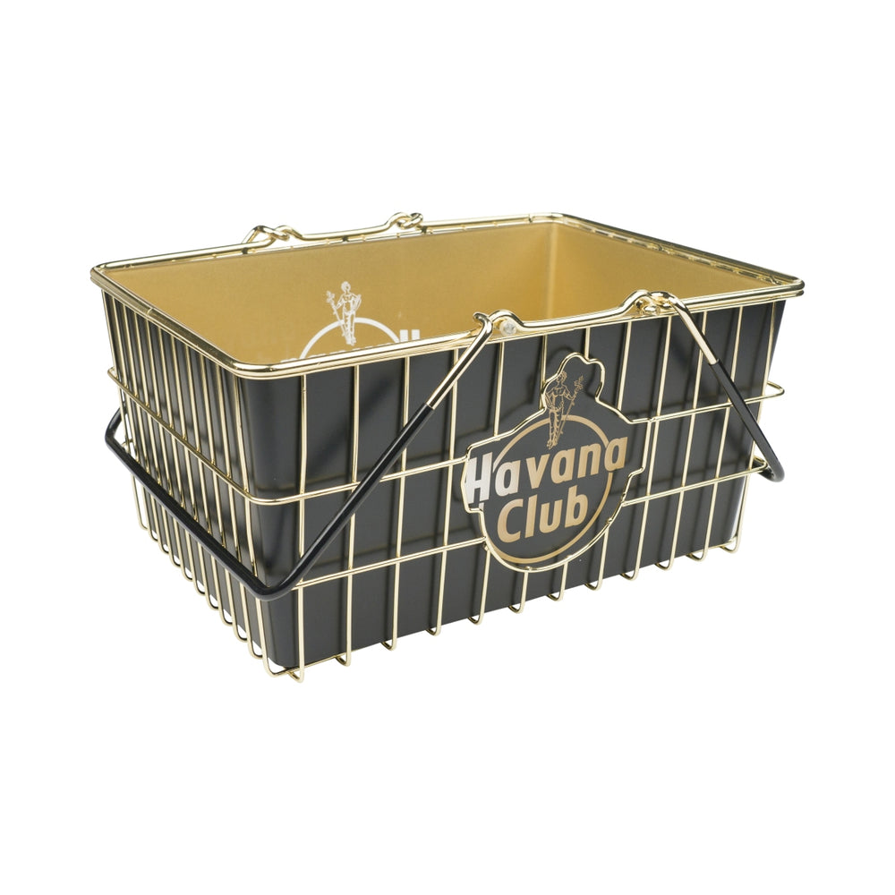 Havana Club Glorifier Refroidisseur de bouteilles Panier d'achat 10 l Seau à glace lumineux LED