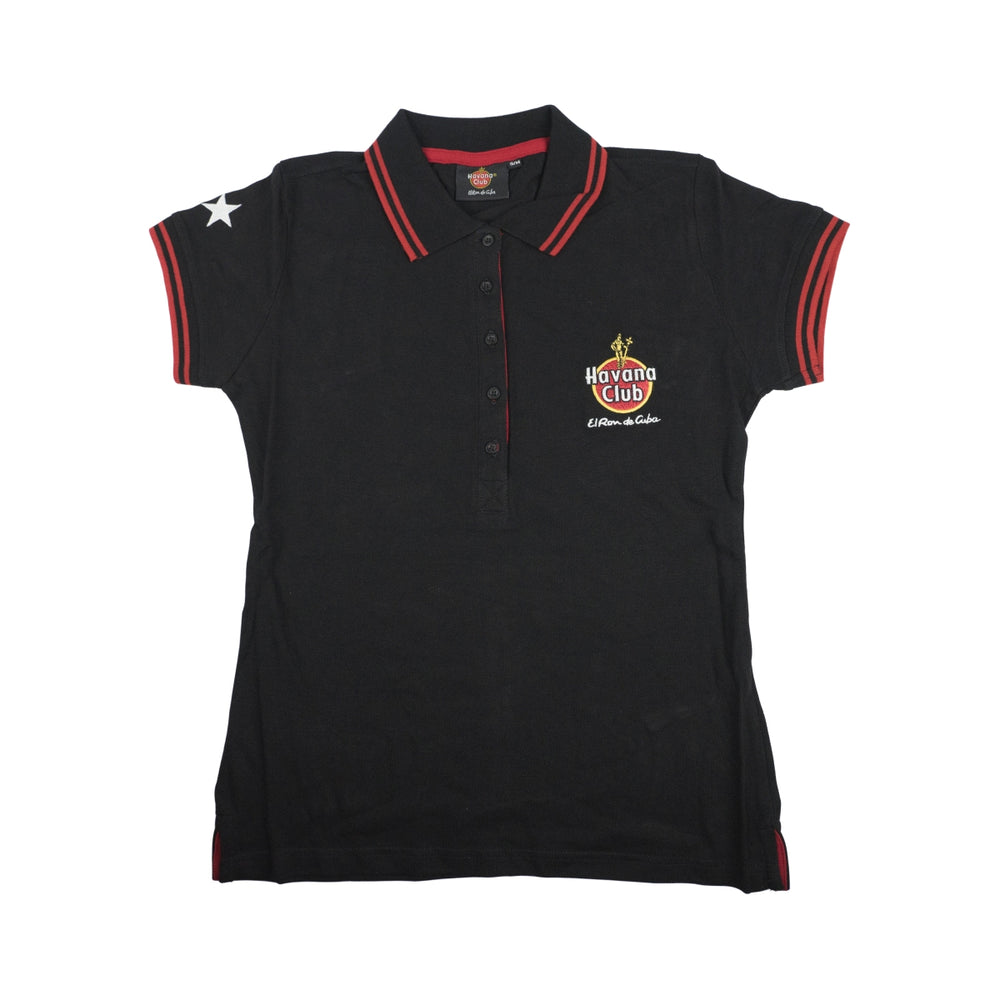 Havana Club Polo-Shirt Chemise Logo brodé Femmes Vêtements d'extérieur Taille S/M Restauration