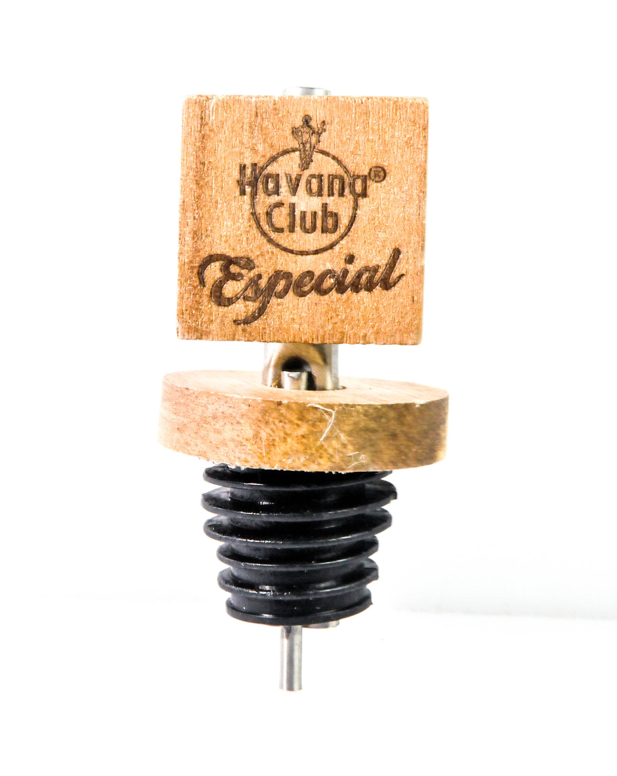 5x Havana Club Rum Verseur Verseur à bouteille « Especial » en bois – Vue 2