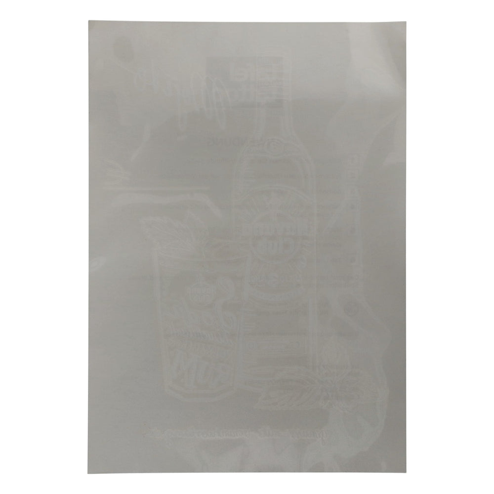 Havana Club Rum Tattoo de table Film pour fenêtre 30 x 21 cm Bouteille + verre