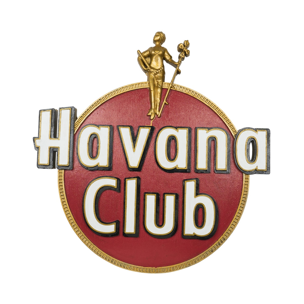 Havana Club Rum XXL Panneau mural 82 x 77 cm Panneau publicitaire Décoration publicitaire Panneau de bar