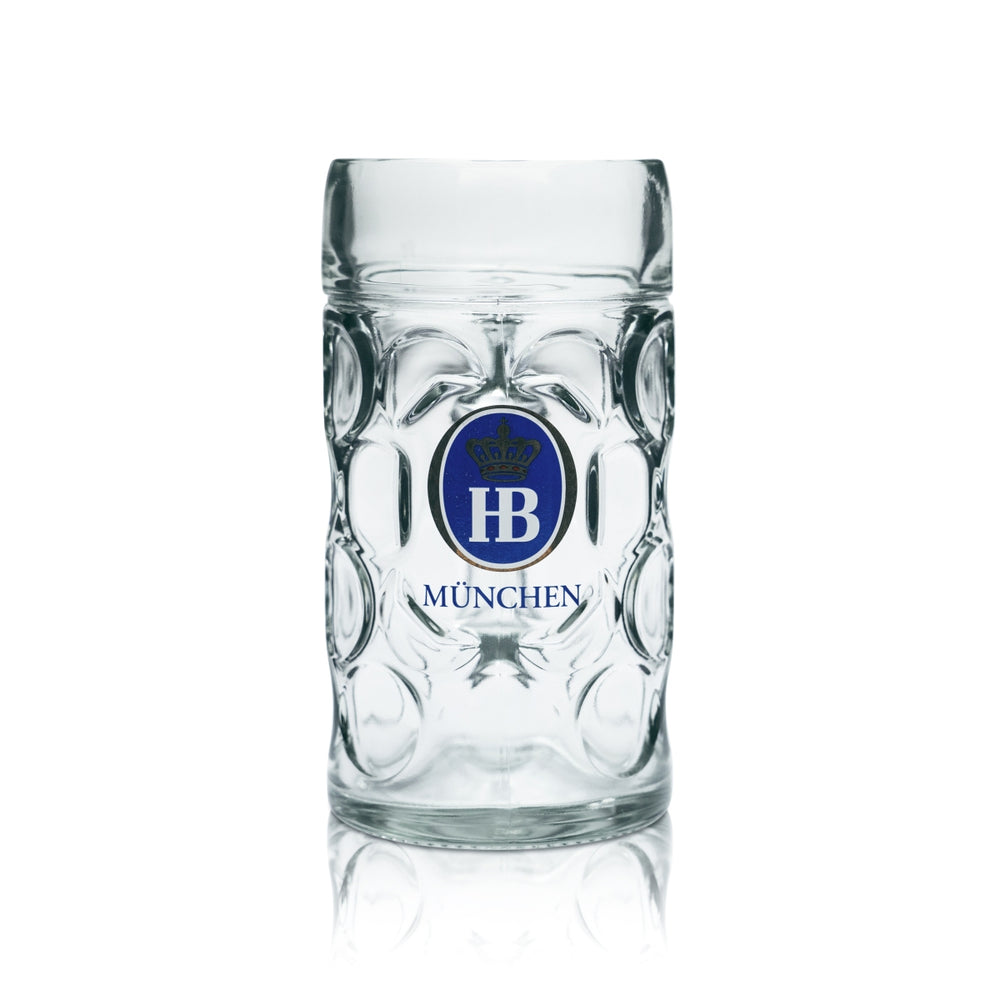 HB Munich Verre 1 l Chope à bière Verres à bière Humpen Seidel Calibré Gastronomie Brasserie