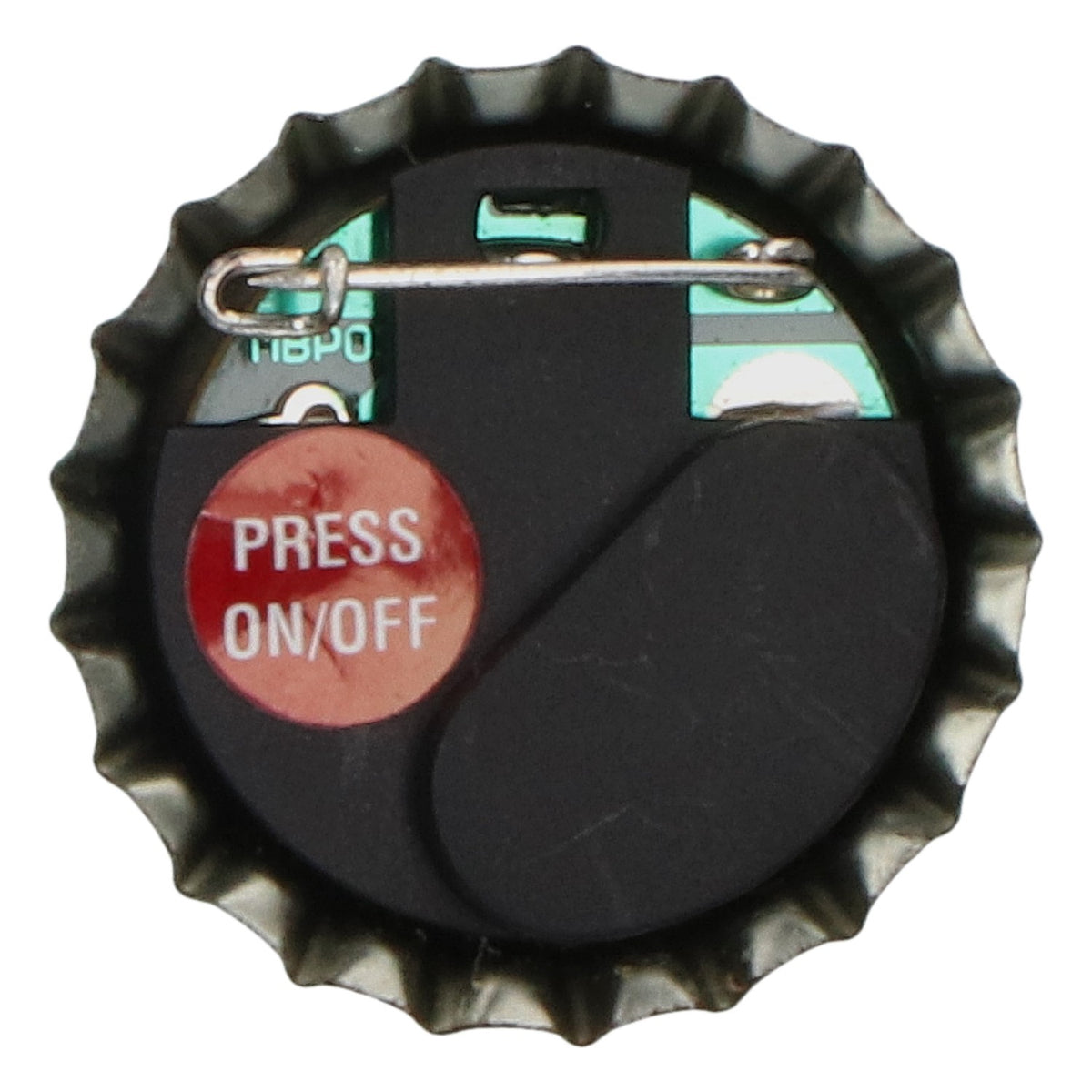 Pin's Heineken à LED en forme de capsule de bière verte - Produit dérivé pour les fans de bière – Vue 2