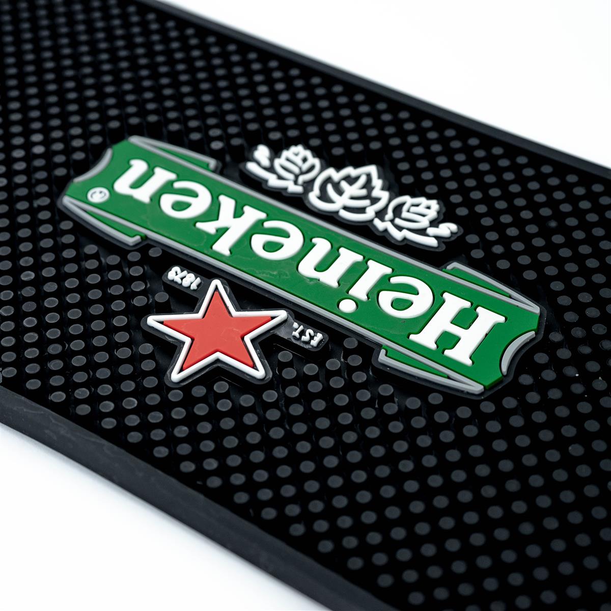 Sous-verre Heineken Tapis égouttoir Accessoires de bar noir grand format 60 x 17 – Vue 4