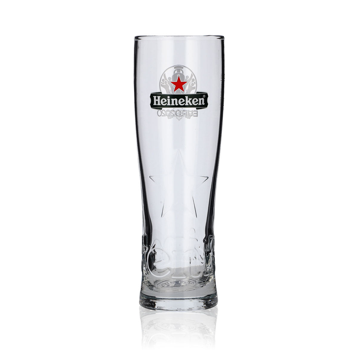 Verre à bière Heineken 0,25 l EURO 2020 Star Relief Glass Gläser Édition spéciale – Vue 2